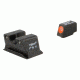 Trijicon Walter Heavy Duty Night Sight Set, Orange Front Outline Walther, PPS, PPX, PPS M2, 600743