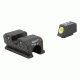 Trijicon Walter Heavy Duty Night Sight Set Yellow Front Outline P99, PPQ, PPQ M2, 600737