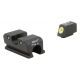 Trijicon HD Walther P99/PPQ/PPQ M2 Heavy Duty Night Sight Set w/Yellow Front Outline