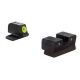 Trijicon Heavy Duty Night Sight Set, Yellow Front Outline, Springfield XD-S