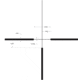 Trijicon Huron HR940 3-9x40mm Rifle Scope, 1 in Tube, Second Focal Plane, Black, Non-Illuminated German #4 Crosshair Reticle, MOA Adjustment, 2700004