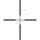Trijicon Huron HR940 3-9x40mm Rifle Scope, 1 in Tube, Second Focal Plane, Black, Non-Illuminated Standard Duplex Crosshair Reticle, MOA Adjustment, 2700005