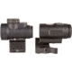Trijicon MRO HD 1x25mm Red Dot Sights Combo Set, 68 MOA Reticle w/2.0 MOA Dot, Angled Glass, Black, 2200057