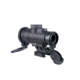 Trijicon MRO HD Patrol Adjustable LED 68 MOA Reticle w/ 2.0 MOA Red Dot, Full Co-Witness Quick Release Mount with Q-LOC Technology AC32070, Black, MRO-C-2200109