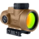 Trijicon MRO SD 1x25mm Reflex Red Dot Sight, 2.0 MOA Adjustable Red Dot, with Low Mount, Anodized Coyote Brown, MRO-C-2200326