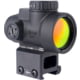 Trijicon MRO SD 1x25mm Reflex Red Dot Sight, 2.0 MOA Adjustable Red Dot, with Lower 1/3 Co-witness Mount, Black, MRO-C-2200303