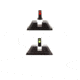 Trijicon Replacement Iron Sight Fiber Optic Sticks, 2 inch, 3-Pack, Red AC50008