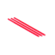 Trijicon Replacement Iron Sight Fiber Optic Sticks, 2 inch, 3-Pack, Red, AC50008