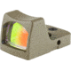 Trijicon RM01 RMR Type 2 LED Red Dot Sight, 3.25 MOA Red Dot, No Mount, Hard Anodized, FDE, 700624