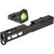 Trijicon RM01 RMR Type 2 LED 3.25 MOA Red Dot Sight, Black and TRYBE Defense Pistol Slide, Glock 17, Gen 5, RMR Cut, Version 2, Black Cerakote
