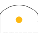 Open Box, Dealer Demo, Trijicon RM03 RMR Dual Illuminated Reflex Sight, 13 MOA Amber/Gold Dot, No Mount, Matte, Black, 700014