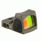 Trijicon RM06 RMR Type 2 Adjustable LED Red Dot Sight, 3.25 MOA Red Dot, No Mount, Matte, FDE, 700216