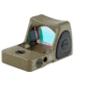 Trijicon RMR Type 2 Adjustable Red Dot Sight, 6.5 MOA Red Dot, No Mount, Cerakote Flat Dark Earth, 700717