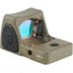 Trijicon RMR Type 2 Adjustable Red Dot Sight, 6.5 MOA Red Dot, No Mount, Cerakote Flat Dark Earth, 700717