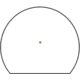 Trijicon SRO Adjustable LED Red Dot Reflex Sight, 1x, Green 2.5 MOA Dot Reticle, Anodized, Black, SRO2-2500027