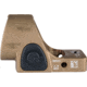 Trijicon SRO Adjustable LED Red Dot Reflex Sight, 1x, Green 2.5 MOA Dot Reticle, Anodized, Coyote Brown, SRO2-2500035