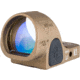 Trijicon SRO Adjustable LED Red Dot Reflex Sight, 1x, Green 2.5 MOA Dot Reticle, Anodized, Coyote Brown, SRO2-2500035