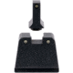 Trijicon Suppressor/Optic Height Sight Set, Black Front/Black Rear &amp; Green Lamp, Glock  42, 43, 43x, 43e, 49, Black, 601141