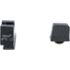 Trijicon Suppressor/Optic Height Sight Set, Black Front/Metal Rear &amp; Green Lamp, Glock 17, 17L, 19, 22 - 28, 31 - 35, 37 - 39, 45, Black, 601137