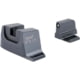 Trijicon Suppressor/Optic Height Sight Set with Black Front/Metal Rear &amp; Green Front Lamp - for M&amp;P C.O.R.E, M&amp;P M2.0 Optics Ready, Black, 601153