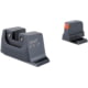 Trijicon Suppressor/Optic Height Sight Set with Orange Front/Black Rear &amp; Green Tritium - for M&amp;P C.O.R.E, M&amp;P M2.0 Optics Ready, Black, 601148