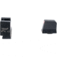 Trijicon Suppressor/Optic Height Sight Set, Orange Front/Metal Rear &amp; Green Lamp, Glock 17, 17L, 19, 22 - 28, 31 - 35, 37 - 39, 45, Black, 601138