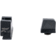 Trijicon Suppressor/Optic Height Sight Set, White Front/Metal Rear &amp; Green Lamp, Glock 17, 17L, 19, 22 - 28, 31 - 35, 37 - 39, 45, Black, 601136