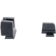 Trijicon Suppressor/Optic Height Sight Set with White Front/Metal Rear &amp; Green Front Lamp - for M&amp;P C.O.R.E, M&amp;P M2.0 Optics Ready, Black, 601154