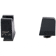 Trijicon Suppressor/Optic Height Sight Set, Yellow Front/Black Rear &amp; Green Lamp, Glock  42, 43, 43x, 43e, 51, Black, 601143