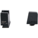 Trijicon Suppressor/Optic Height Sight Set, Yellow Front/Metal Rear &amp; Green Front Lamp, Glock  42, 43, 43x, 43e, 48, Black, 601147