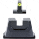 Trijicon Suppressor/Optic Height Sight Set with Yellow Front/Metal Rear &amp; Green Front Lamp - for M&amp;P C.O.R.E, M&amp;P M2.0 Optics Ready, Black, 601152