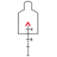 Trijicon Dual Illuminated Red Chevron .223 Ballistic Reticle