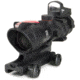 Trijicon ACOG 4x32 Scope, Dual Illuminated Red Crosshair .223 Ballistic Reticle, 8.0 MOA RedDot Sight w/ Wing Mount