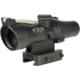 Trijicon 2x20mm Compact ACOG Rifle Scope, Dual Illuminated Green 115/147gr. 9mm PCC RTR Reticle w/ Q-LOC Mount, Black, TA47-C-400412