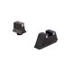 Trijicon Night Sight Suppressor Set, White Front/White Rear with Green front Lamp and Orange Rear Lamps