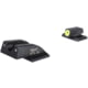 Trijicon HD XR Tritium Night Sights - Yellow Front Outline - for Smith &amp; Wesson BODYGUARD 2.0, Black, SA638-C-601183