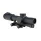 Trijicon VCOG 1-6x24 Green Segmented Rifle Scope Circle/Crosshair MIL Govt. Reticle w/ Thumb Screw Mount, Black, 1600038