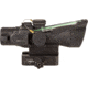 Trijicon XB Compact Dual Illuminated ACOG Crossbow Scope, 3x24 mm, 300-340 Fps, Green, Chevron Reticle, Matte Black, 400391