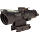 Trijicon XB Compact Dual Illuminated ACOG Crossbow Scope, 3x24 mm, 300-340 Fps, Green, Chevron Reticle, Matte Black, 400391