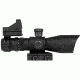 Trinity Force 3-9x42 Redcon-1 Scope Combo, Black, Range Finder/Red, Green, Blue Illum. Ret. SRFS3942RGBH