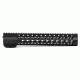 Trinity Force Atlas Series M4/AR15 Mid Length 12in Keymod Free Float Handguard w/Top Rail,Black YGM416KM12