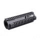 Trinity Force M4/AR15 Carbine-Lenth 7in. Free Float Quad Rail, Black, Slanted Vents YGM406BX