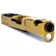 Trinity Nevada Deimos Slide Assembly, Glock 17 Gen 4, Gold TiN Slide &amp; DLC Black Barrelcomp, Full, DM147GGTD