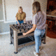 Triumph 56 in 4-In-1 Swivel Multi-Game Table, Wood grain, 45-6737W