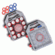 Triumph Insulated 12-Pack Washer Toss, Grey/Red 35-7500-2