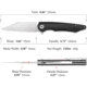 TRIVISA Lynx Linerlock Black