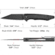 TRIVISA Lynx Linerlock Blackout