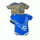Trooper Clothing 2 Piece Air Force Bodysuit Set,0-3 Months, Blue and ABU, 0-3 Months 3001 0-3