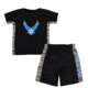 Trooper Clothing Air Force 2 Piece Toddler Athletic Short Set - Boys, Black/ABU, 2 Toddler 3610-3610- 2T
