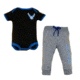 Trooper Clothing Air Force Infant 2 Piece Jogger Set - Kids, Black/Grey, 0/3 months 3520-3520- 0/3